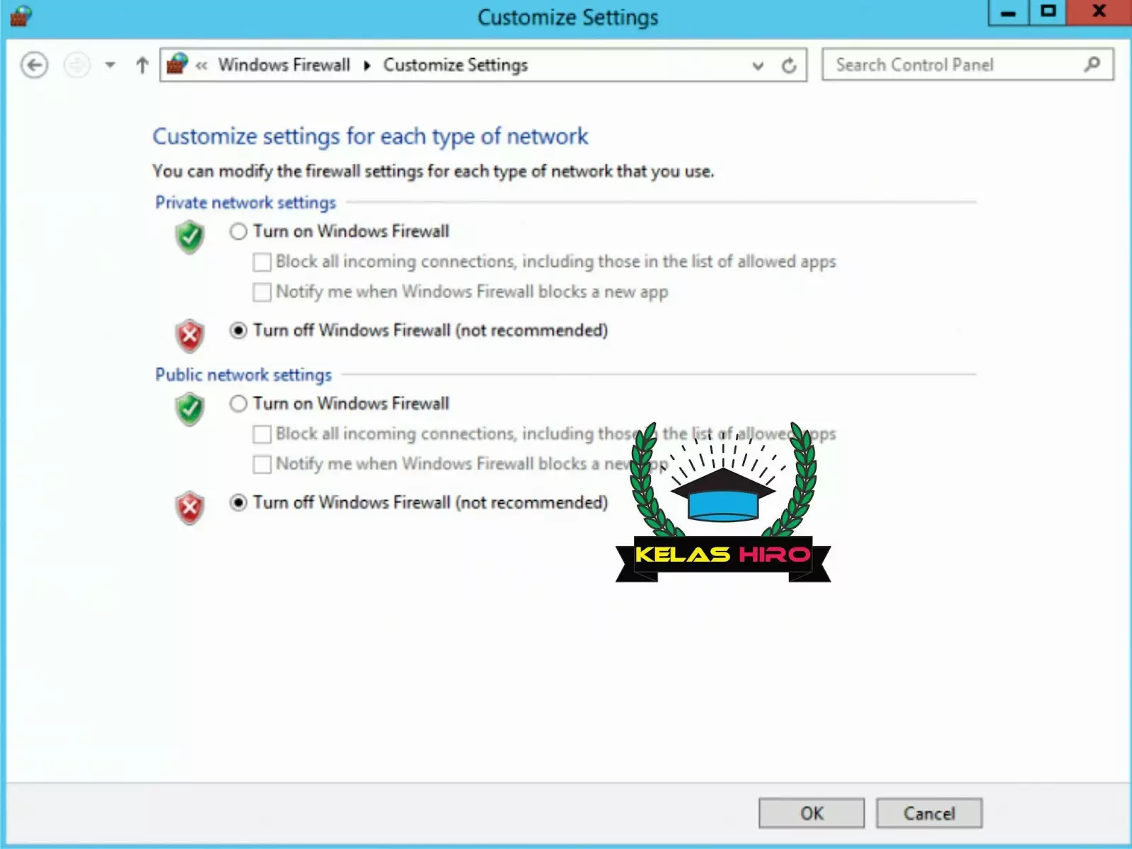 Cara Menonaktifkan Windows Firewall Windows 10