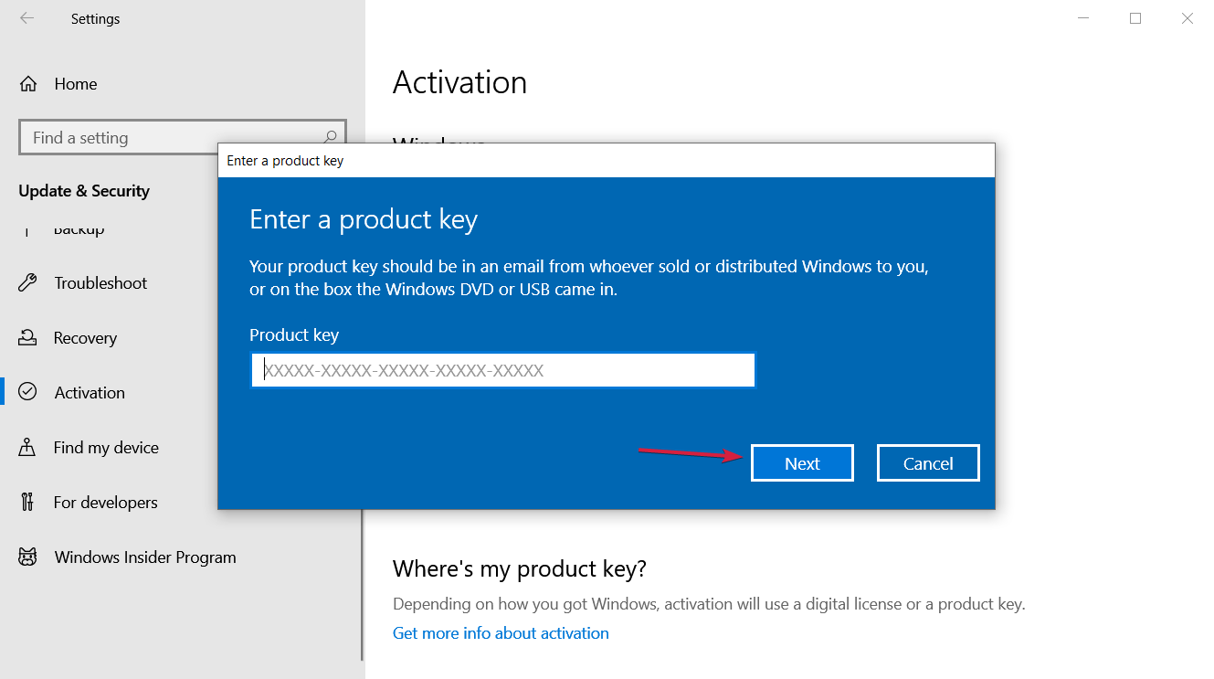 Cara Memasukan License Key Windows 10