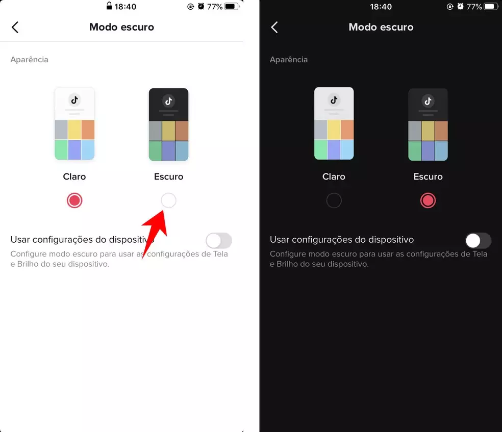 Cara Membuat Tiktok Dark Mode Android