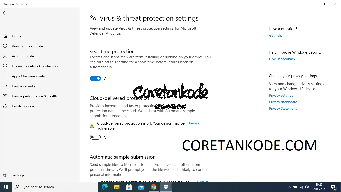 Cara Menonaktifkan Windows Defender Windows 10
